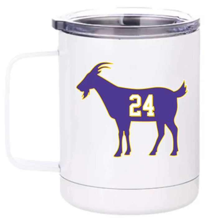 GOAT 24 Kobe Front & Back 12oz Stainless Steel Tumbler Cup