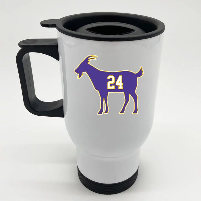 GOAT 24 Kobe Front & Back Stainless Steel Travel Mug