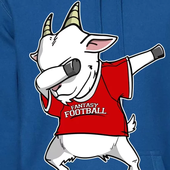 GOAT Dabbing Fantasy Football Champion Premium Hoodie