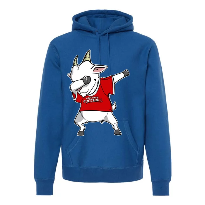 GOAT Dabbing Fantasy Football Champion Premium Hoodie