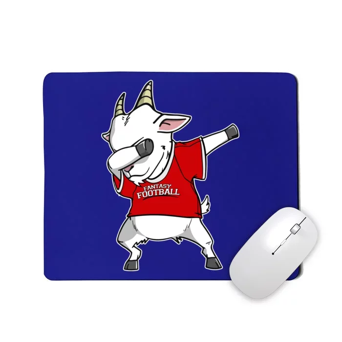 GOAT Dabbing Fantasy Football Champion Mousepad