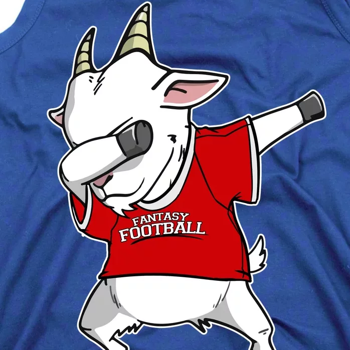 GOAT Dabbing Fantasy Football Champion Tank Top