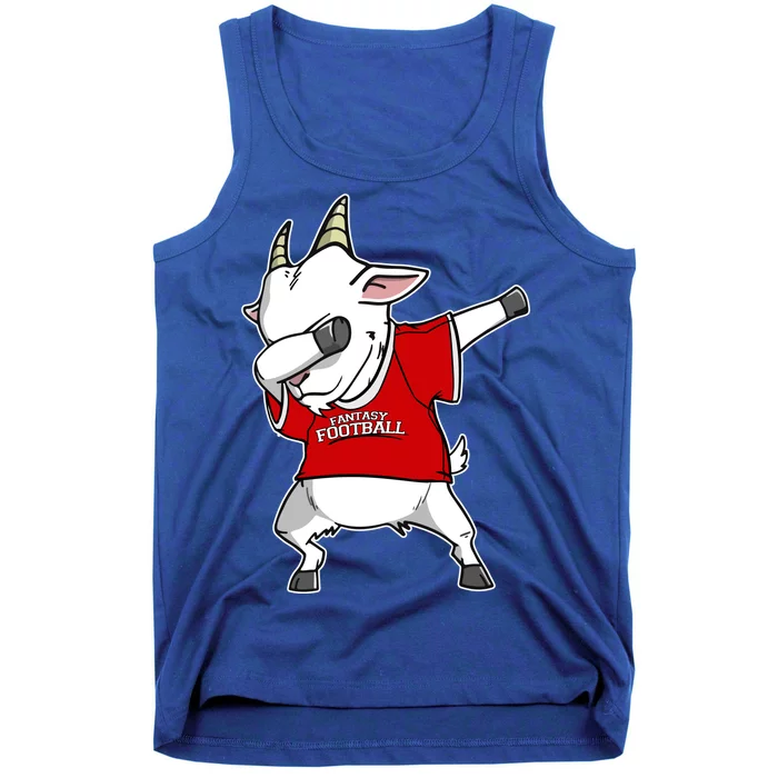 GOAT Dabbing Fantasy Football Champion Tank Top