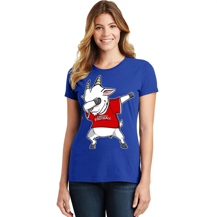 GOAT Dabbing Fantasy Football Champion Women's T-Shirt