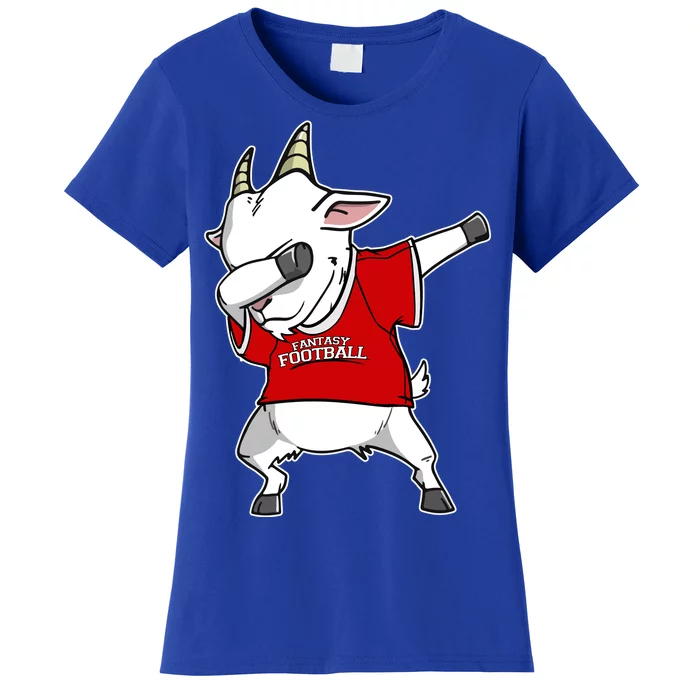 GOAT Dabbing Fantasy Football Champion Women's T-Shirt