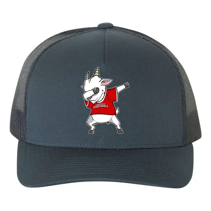 GOAT Dabbing Fantasy Football Champion Yupoong Adult 5-Panel Trucker Hat