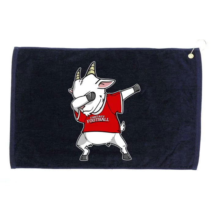 GOAT Dabbing Fantasy Football Champion Grommeted Golf Towel