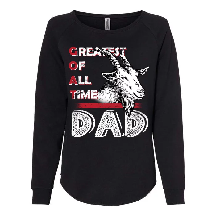 Goat Dad Womens California Wash Sweatshirt