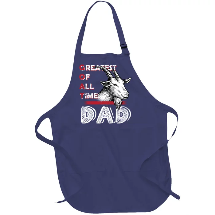 Goat Dad Full-Length Apron With Pocket