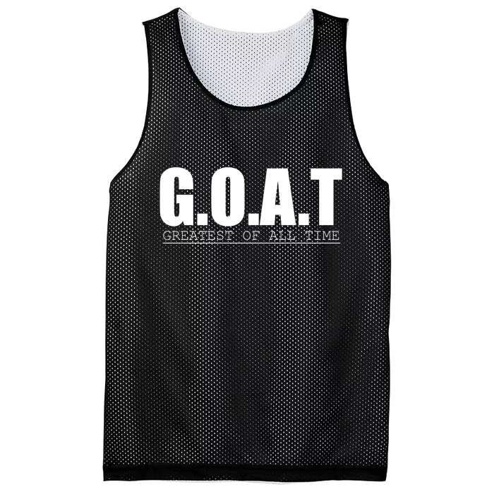 Goat Great Of All Time Mesh Reversible Basketball Jersey Tank