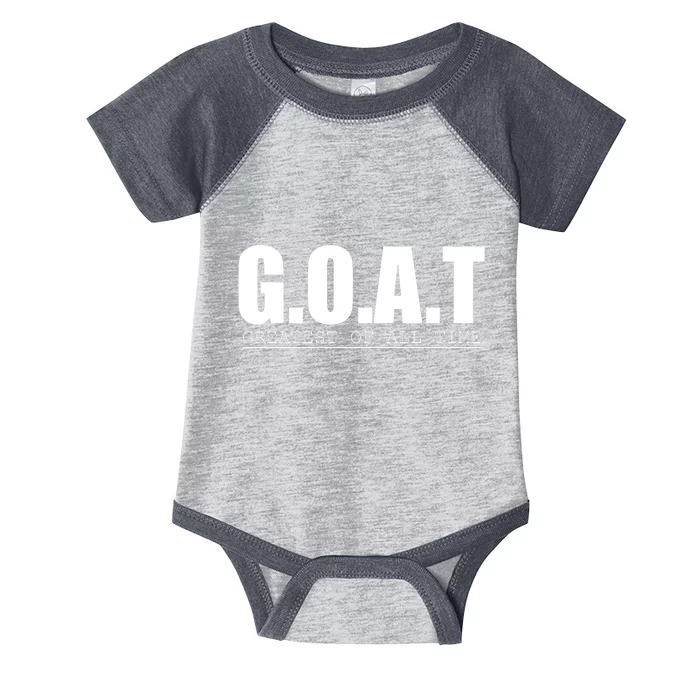 Goat Great Of All Time Infant Baby Jersey Bodysuit