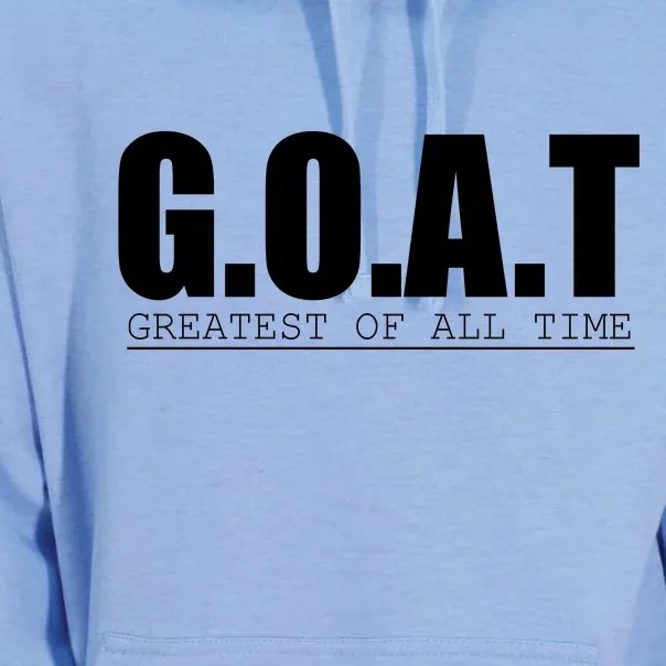 Goat Great Of All Time Unisex Surf Hoodie