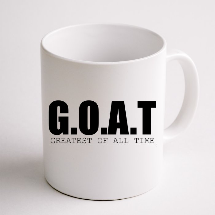 Goat Great Of All Time Front & Back Coffee Mug