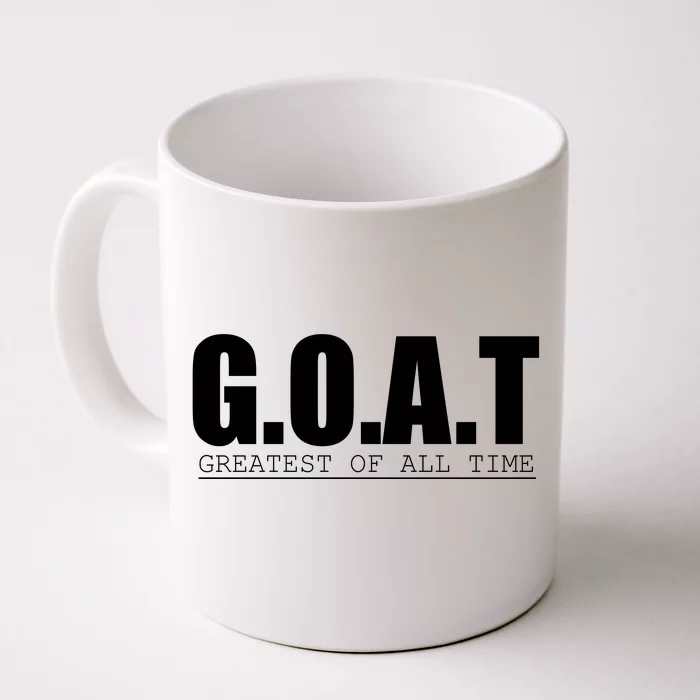 Goat Great Of All Time Front & Back Coffee Mug