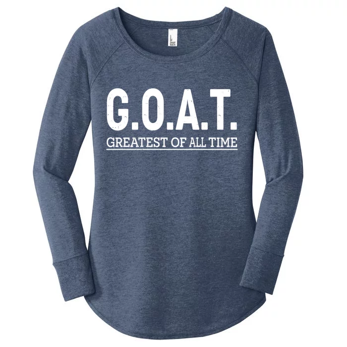 GOAT Greatest Of All Time Women's Perfect Tri Tunic Long Sleeve Shirt