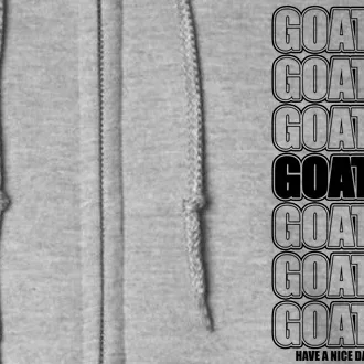 GOAT Have A Nice Day Pattern Full Zip Hoodie