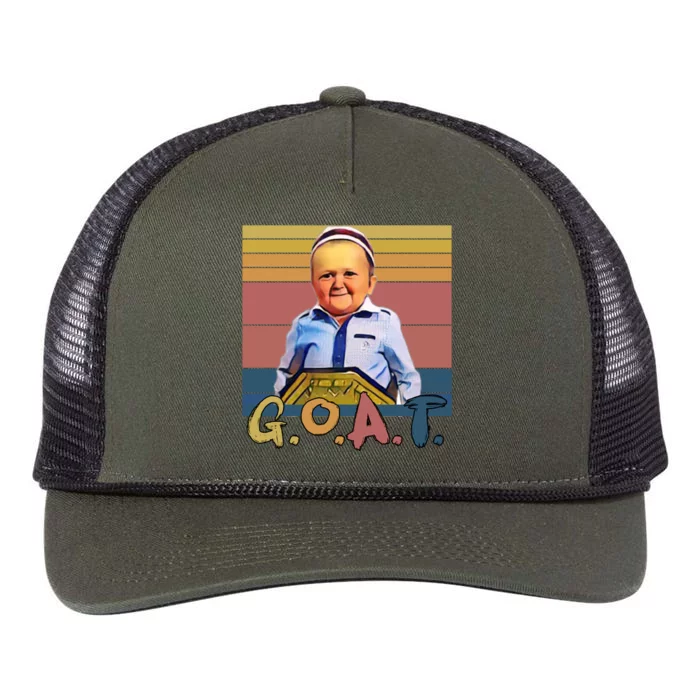 GOAT Mini Khabib Fight Retro Rope Trucker Hat Cap