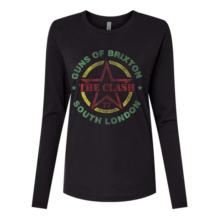 Guns Of Brixton Womens Cotton Relaxed Long Sleeve T-Shirt