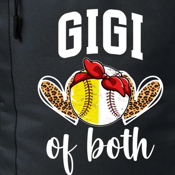 Gigi Of Both Baseball Softball Gigi Of Ballers Gift Daily Commute Backpack