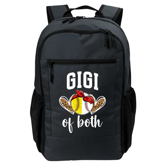 Gigi Of Both Baseball Softball Gigi Of Ballers Gift Daily Commute Backpack