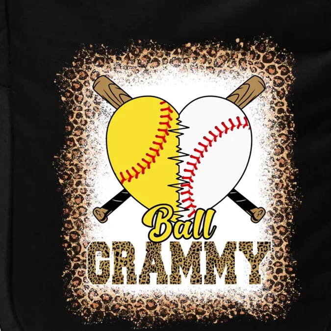 Grandmother Of Both Ball Grammy Baseball Softball Pride Gift Impact Tech Backpack