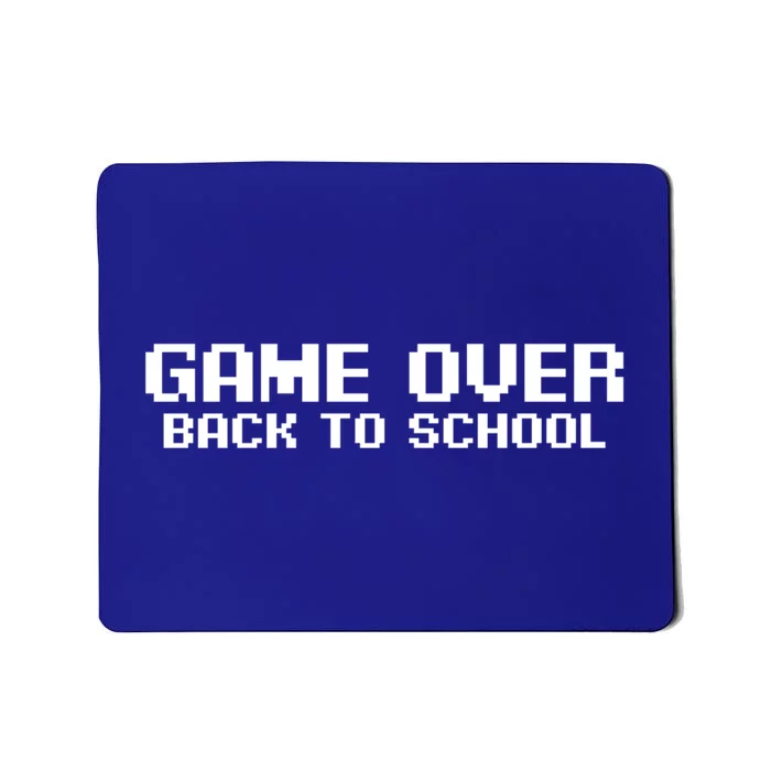 Game Over Back To School Cool Geeky Back To School Design Cool Gift Mousepad