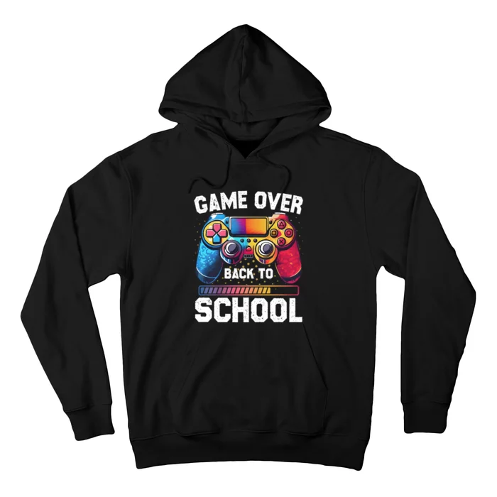 Game Over Back To School Gamer Game Lover Hoodie