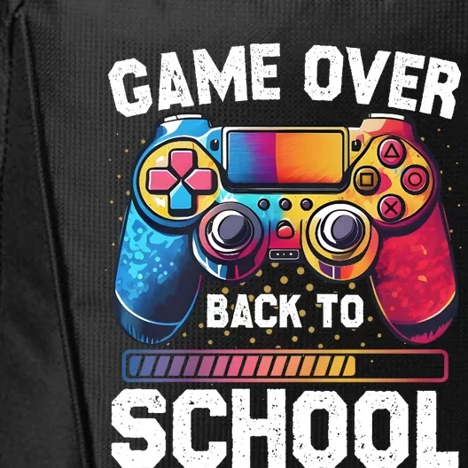 Game Over Back To School Gamer Game Lover City Backpack