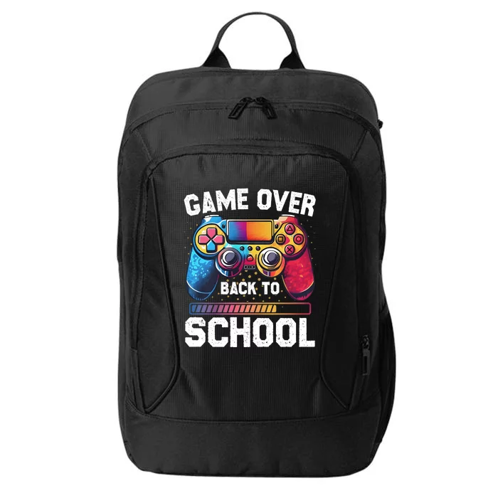 Game Over Back To School Gamer Game Lover City Backpack