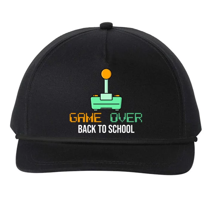 Game Over Back To School Gaming Snapback Five-Panel Rope Hat