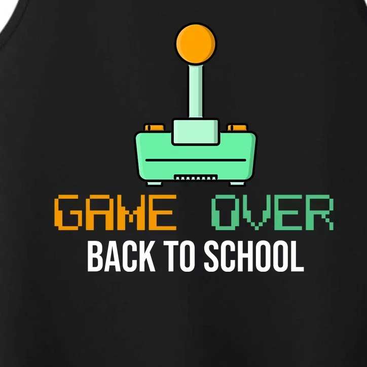 Game Over Back To School Gaming Performance Tank