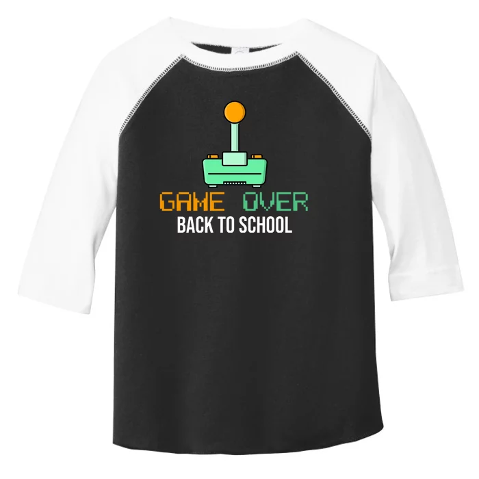 Game Over Back To School Gaming Toddler Fine Jersey T-Shirt