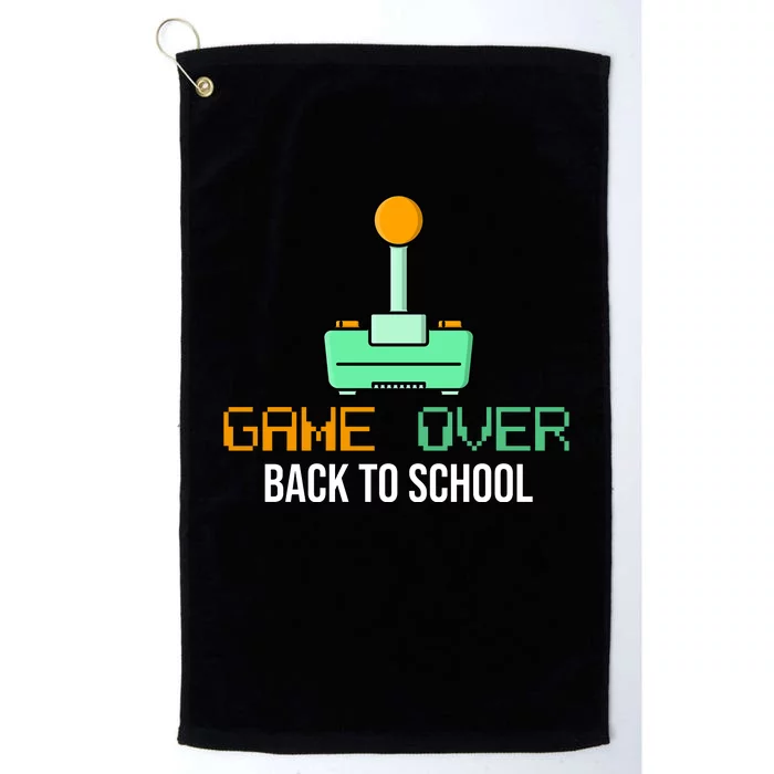 Game Over Back To School Gaming Platinum Collection Golf Towel