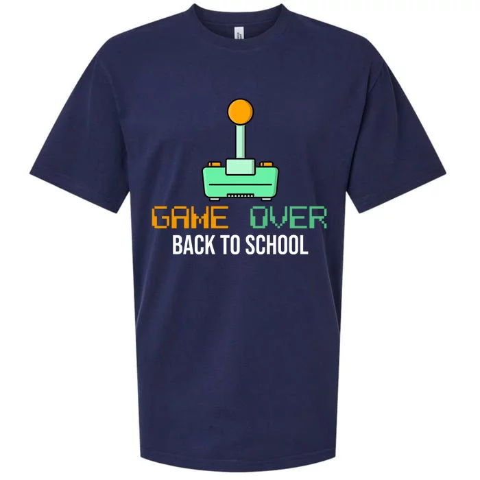 Game Over Back To School Gaming Sueded Cloud Jersey T-Shirt