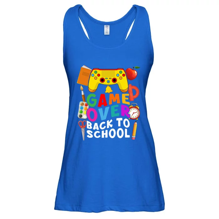 Game Over Back To School Gamer Controller 1St Day Of School Cool Gift Ladies Essential Flowy Tank