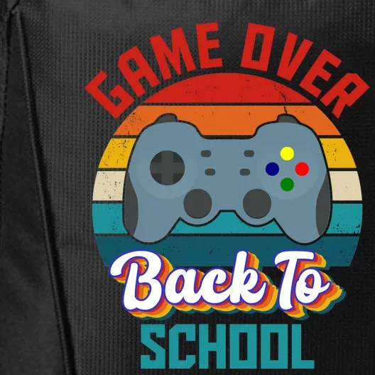 Game Over Back To School Funny Gamer City Backpack