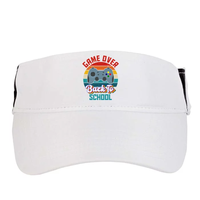 Game Over Back To School Funny Gamer Adult Drive Performance Visor