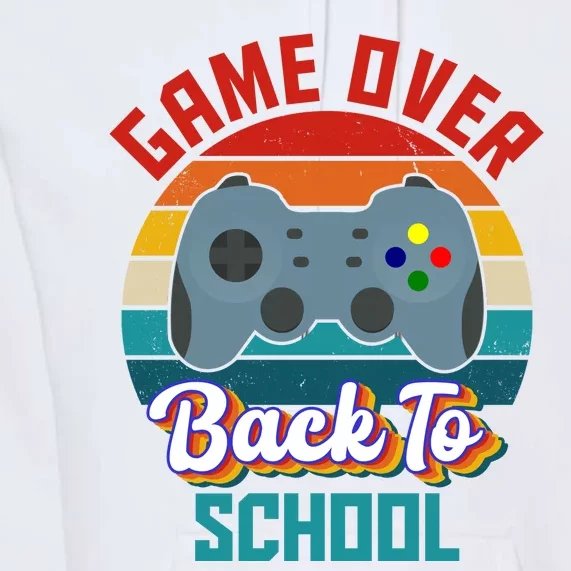 Game Over Back To School Funny Gamer Premium Hoodie