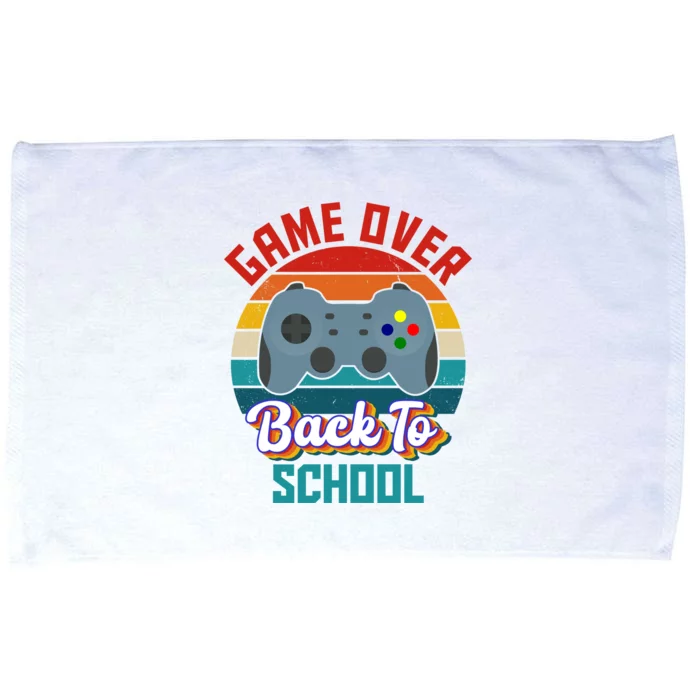 Game Over Back To School Funny Gamer Microfiber Hand Towel