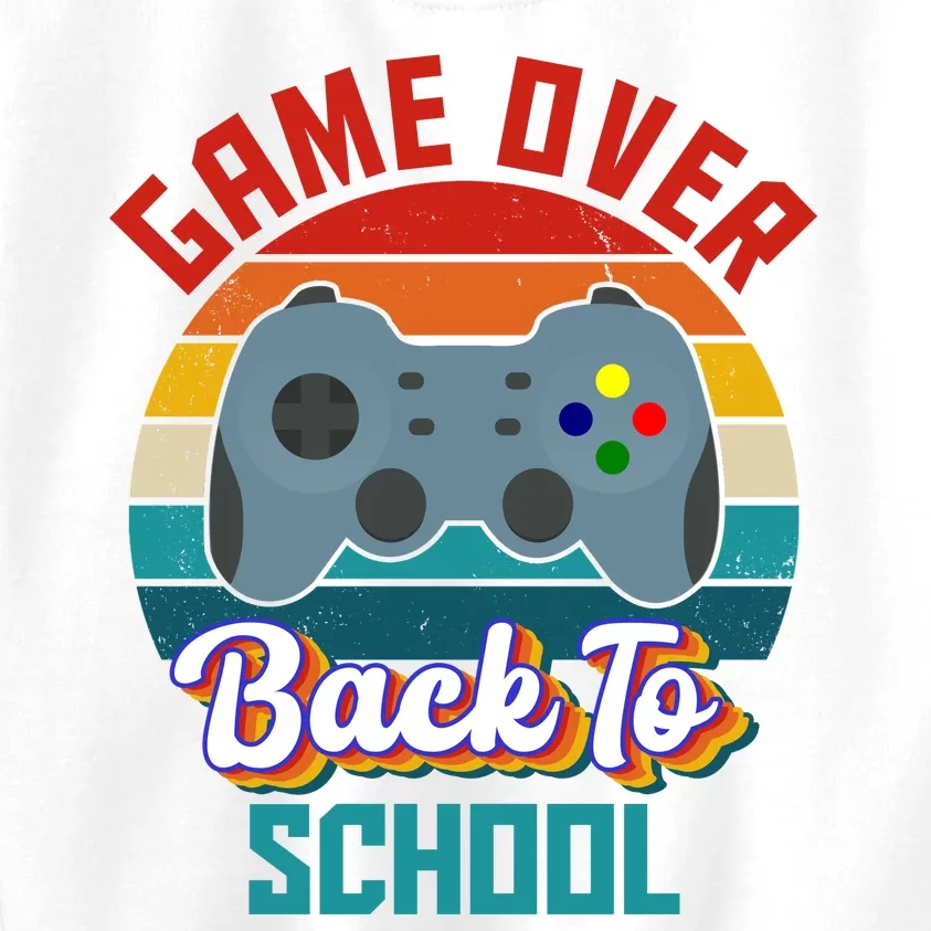 Game Over Back To School Funny Gamer Kids Sweatshirt