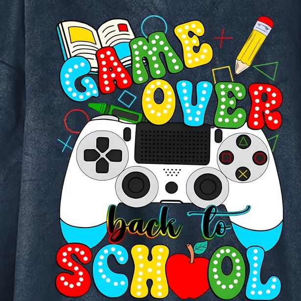 Game Over Back To School Hooded Wearable Blanket