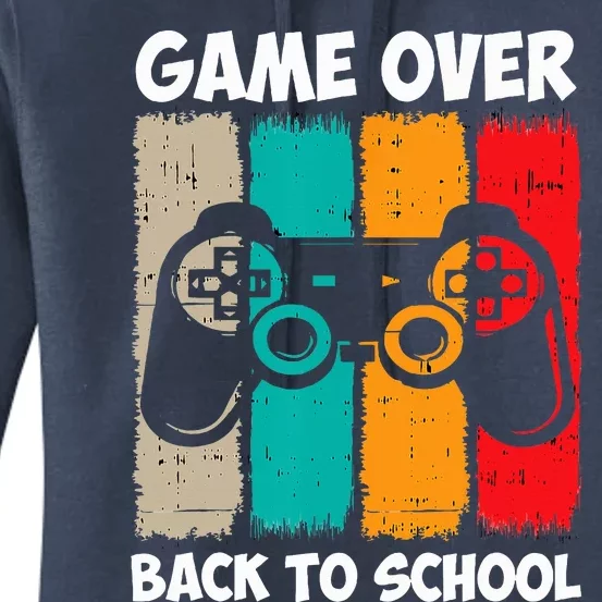 Game Over Back To School Retro Back To School Women's Pullover Hoodie