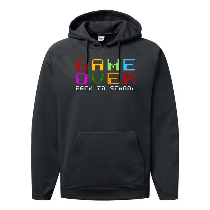 Game Over Back To School Performance Fleece Hoodie