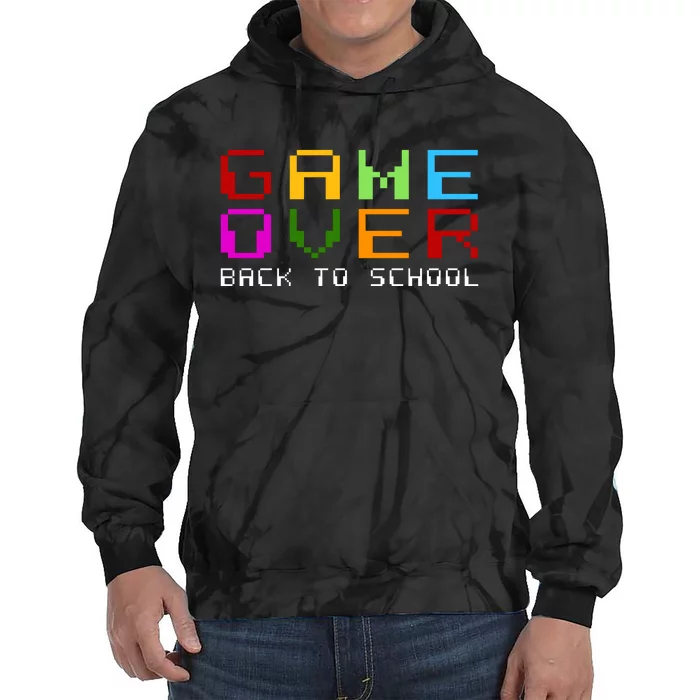 Game Over Back To School Tie Dye Hoodie