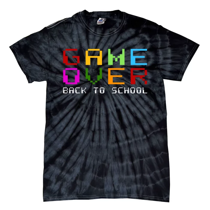 Game Over Back To School Tie-Dye T-Shirt