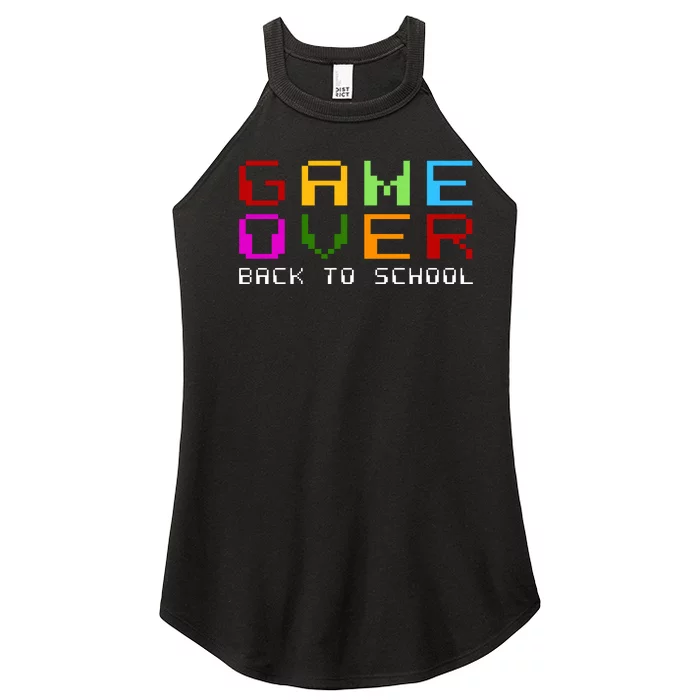 Game Over Back To School Women’s Perfect Tri Rocker Tank