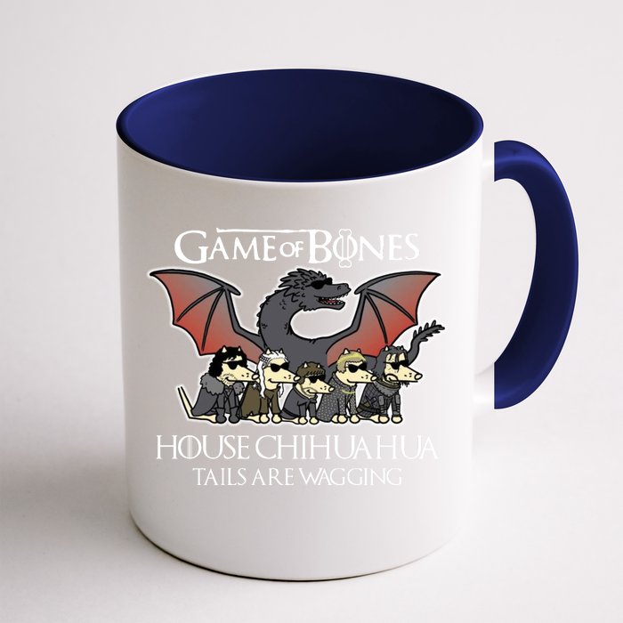 Game Of Bones House Chihuahua Tails Are Wagging Front & Back Coffee Mug