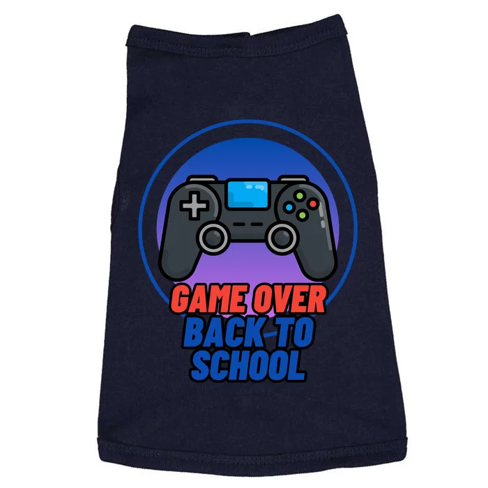 Game Over Back To School Doggie Tank