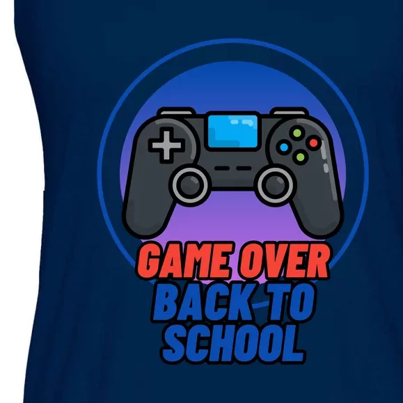 Game Over Back To School Ladies Essential Flowy Tank