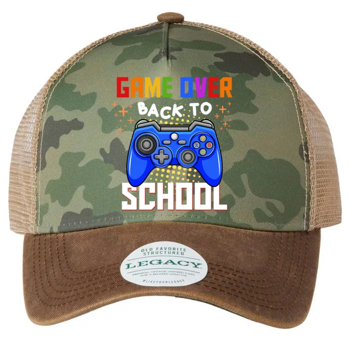 Game Over Back To School Funny Legacy Tie Dye Trucker Hat